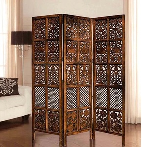 Écran exquis cloison en bois pour salon écrans en bois indien pour salon en gros de l'usine indienne - Product Image 4