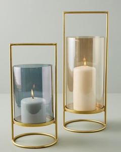 Pillar Candle Holder/gold Pillar Candle Holder/table Centerpiece Candle Holder Set Candle <b>Stand</b> Candle Pillar Gold Candle Holder - Product Image 5