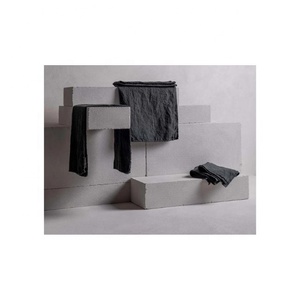 Top Indian Kitchen Lenin Exporter Geometrical Highly Soft Cotton Attractive Look <b>Embroidered</b> Golf Pink Border Kitchen <b>Towels</b> - Product Image 3