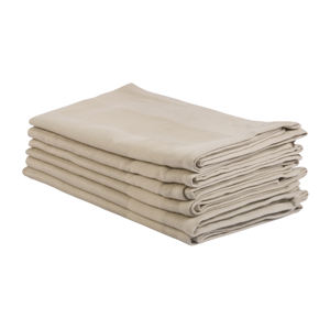 Ensemble de 6 serviettes en satin de coton 100% solide à séchage rapide Serviettes de cuisine tissées durables - Product Image 3