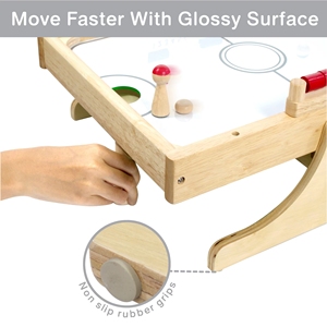 Quickick Magnetic Wooden <b>Board</b> <b>Games</b> Multi-Tabletop <b>Football</b> and Hockey for Kids Family Fun ASTM Certified 34.5x44.8cm Ages 13+ - Product Image 3