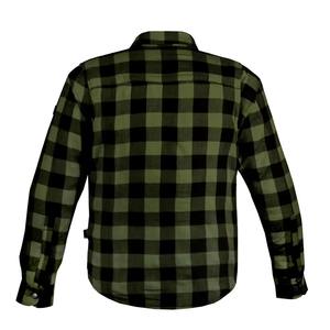 Chemise en flanelle pour homme, vêtements de travail, 100% coton, motif uni, doublée, pour les acheteurs en gros d'usines OEM, collection printemps - Product Image 5
