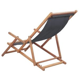 Comfortable Bamboo <b>Moon</b> <b>Chair</b>-Outdoor Folding Beach <b>Chair</b> with Oxford Fabric - Product Image 1