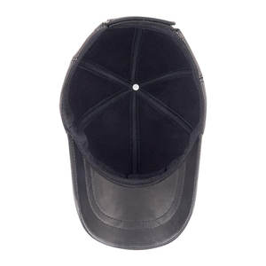 Casquette de baseball unisexe en cuir véritable 100% style sportif en cuir de mouton avec sangle arrière réglable pour hommes et femmes - Product Image 6