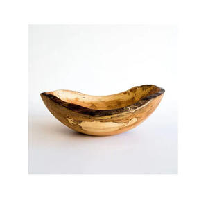 Bol à pâte en bois naturel bord d'écorce moderne de qualité supérieure dernière conception plat d'assiette d'affaires cadeau de Noël polyvalent - Product Image 2
