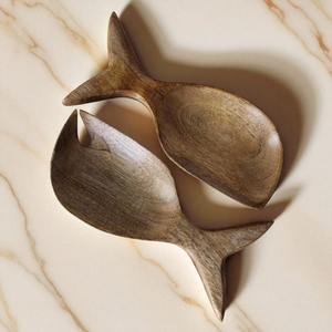 ช้อนไม้ใหม่สำหรับทำอาหาร ขายดี อุปกรณ์ทำอาหาร ตักข้าว สำหรับร้านอาหาร ครัวเรือน บนโต๊ะอาหาร ผลิตในอินเดีย - Product Image 6