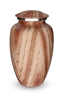 Urna de cremación funeraria de aluminio hecha a mano más vendida, latón de Venta caliente de la India para servicios de cremación para adultos - Product Image 6