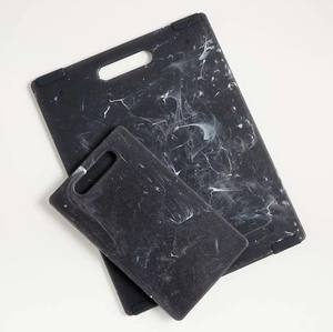 Planche à fromage acier inoxydable Simple marbre massif charcuterie Steak pain planche à découper de style occidental - Product Image 5