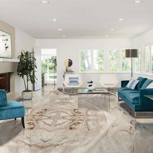 Breccia Olive High Glossy Pulido 800x1600mm Azulejos de porcelana esmaltada para sala de baño exterior Textura de piedra Living Firebrick - Product Image 1