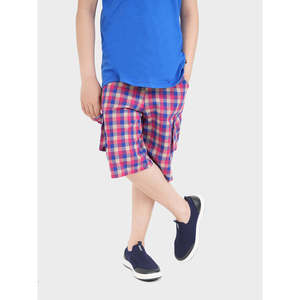 DONALD Casual 2-in-1 Checkered Cargo Shorts XXS <b>Mid</b> Waist Compression Gym Shorts Custom Design Polyester Fabric Logo Decoration - Product Image 3