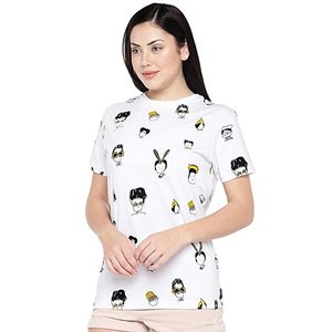 T-shirts à manches courtes imprimés personnalisés pour femmes Tissu tricoté décontracté écologique avec décoration de plumes - Product Image 4