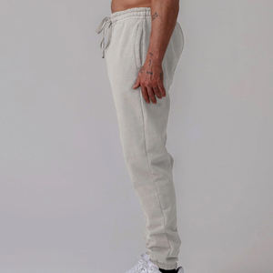 100% coton nouveau Design hommes empilés pantalons de survêtement haute rue Hip Hop 3d bouffée impression survêtement pantalons de survêtement Flare pantalons de survêtement hommes - Product Image 3
