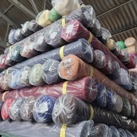 Lot de stock Jenny. Tissu textile coréen en polyester et élasthanne ITY, élasthanne, nombreux coloris brillants, teinture unie, meilleure qualité, robe pour femmes