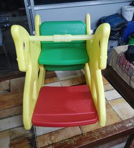 Chaise de table moderne 2-en-1 pliable en plastique de 1 à 10 ans pour l'école et le salon, avec un design mignon pour bébé et cavalier. - Product Image 4