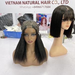 วิกผมบ๊อบสำหรับผู้หญิงผิวดำวิกผมจริงผมปลอมจากเวียดนาม - Product Image 2