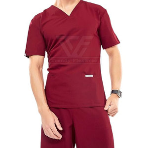 ชุดเครื่องแบบพนักงานโรงพยาบาลสำหรับผู้หญิงและทุกเพศผ้าฝ้าย100% พิมพ์ซับลิเมชันคุณภาพสูง - Product Image 6