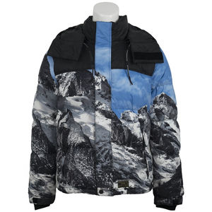 Men Stylish Sublimation Casual Breathable Hooded Zip <b>Long</b> Sleeve Warm <b>Canvas</b> Winter Puffer Jacket - Product Image 1