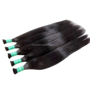 Brazilian Natural Hair Color 100% Raw Virgin Remy Hair Extensions Clip-in Cuticle Aligned <b>Tangle</b>-Free Soft Shiny Top Grade - Product Image 1