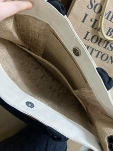 กระเป๋าชายหาดผ้าปอกระเจาพิมพ์ลายตัวอักษรอ้างราคาถูกดีไซน์ล่าสุดจากโรงงานเวียดนาม - Product Image 2