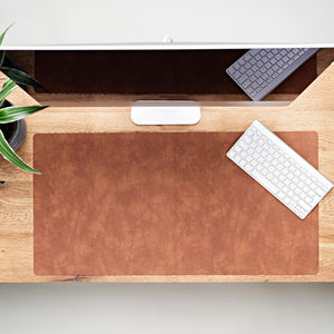 แผ่นรองโต๊ะทำงานหนังแท้คุณภาพสูง ป้องกันกลิ่น ทนทาน รุ่น LMD-0120 - Product Image 2