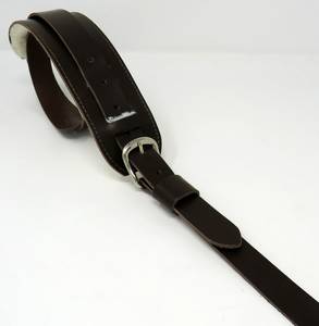 Correa de guitarra de cuero de vaca Vintage genuino más vendida, hecho a mano cojín suave, aleación ajustable para hebilla, bandolera Premium - Product Image 1