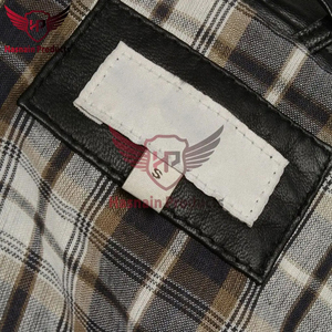 Chaqueta de cuero negra de primera calidad para hombre Abrigo de invierno de artesanía superior de estilo callejero con estilo inigualable - Product Image 6