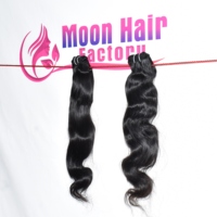 Grosir murah Vendor rambut Virgin gratis sampel bundel rambut manusia India Bodywave Super Double ditarik ekstensi rambut Virgin mentah