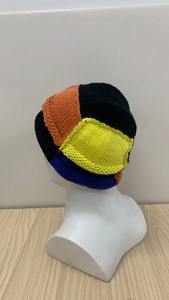 Stylish Jacquard Winter Beanie Color Striped Skull Hat For Cold Weather Soft <b>Acrylic</b> Custom Logo Cap For Outdoor - Product Image 5