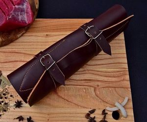 Ensemble de couteaux de cuisine en acier damas fabriqués à la main de haute qualité avec sac en cuir pour un usage domestique - Product Image 3