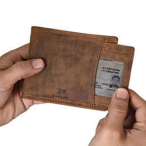 Genuine Leather Bi-fold <b>Wallet</b> with Detachable <b>Card</b> Holder. - Product Image 4