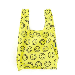 Eco Friendly <b>Reusable</b> Polyester <b>Shopping</b> <b>Bag</b> Foldable Into Pouch Custom Print Logo For Retail And Promotional Gift Wholesale - Product Image 1
