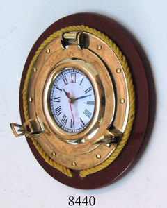 Brass Nautical Porthole <b>Clock</b> Exporter Elegant Brass Porthole <b>Clocks</b> Metal Crafts Wholesale Suppliers Indian - Product Image 5