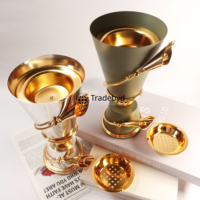 Brûleur à Bakhoor artisanal en métal Premium Tradebyd, modèle traditionnel arabe Mukhbar, fonction anti-odeur, parfum relaxant, toutes saisons