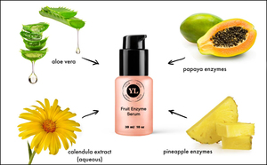 Soin de la peau, sérum pour le visage à l'enzyme de fruits et à la niacinamide, anti-âge, anti-rides, éclaircissant, élimination des taches brunes, sérum hydratant - Product Image 2