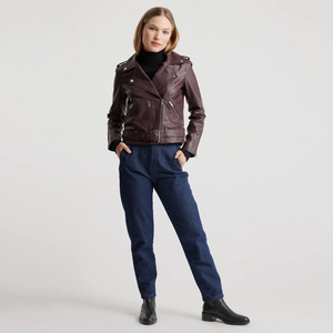 Chaqueta de moda de invierno XL para mujer, piel de oveja sintética con cremallera, cuello vuelto, Abrigo acolchado de algodón, cinturón, abrigo básico al por mayor - Product Image 1