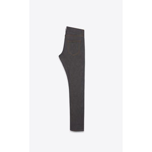 Pakistán gris hombres Slim Fit Jeans algodón de alta calidad transpirable lavado técnica Street Style moda Pantalones para Otoño Invierno - Product Image 2