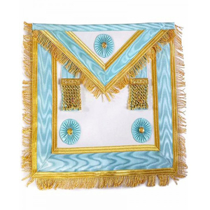 Factory-Made Real Lambskin <b>Leather</b> FREEMASON Royal Arch Principals <b>Apron</b> Royal Canadian Chapter Regalia Waist <b>Apron</b> - Product Image 4