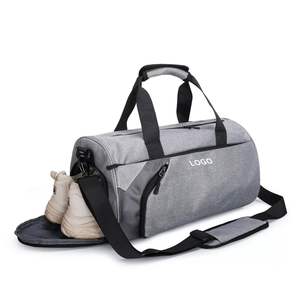 OEM Custom Design <b>Large</b> Capacity Travel <b>Duffel</b> <b>Bag</b> Waterproof PU Leather Canvas Embroidered Pattern Zipper Closure Polyester - Product Image 3