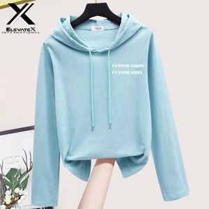 Pull à Capuche Homme en Molleton 100% Coton, Coupe Oversize, Écologique, avec Logo Imprimé Haute Texture et Brodé, Teint Uni, Vente en Gros - Product Image 5