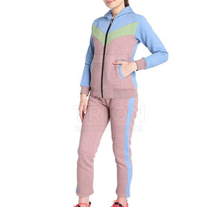 New Arrival Women <b>Tracksuit</b> Custom Color 100% Cotton Women <b>Tracksuit</b> Pullover Style Women <b>Tracksuit</b> For Sale - Product Image 4