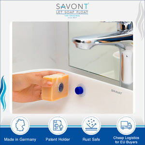 Porte-savon magnétique portable mural sans perceuse le plus vendu pour les salles de bain luxueuses disponibles avec une capacité de charge de 180g - Product Image 4