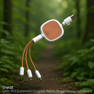 Cable de Carga Sostenible Sherat RCS, Accesorio Ecológico para la Gestión de Dispositivos - Product Image 3