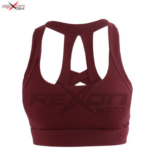 Wholesale Fitness Ladies Girls Custom Logo Exercise Workout Women Quick Dry Stylish Professional Sports Bra - Product Image 4