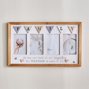 Beau cadre photo en bois avec un design unique ajoutant une élégance douce et une chaleur confortable à votre maison - Product Image 1