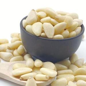 Premium Blanched <b>Pine</b> Nuts Whole 100g Dry Storage Snack Grade Light Color <b>Pine</b> Seeds for Cooking and Baking For Sale - Product Image 1