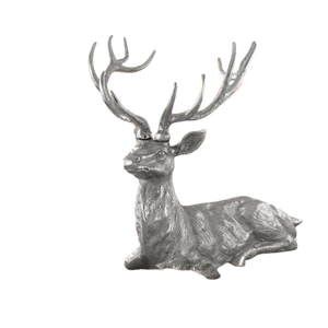 Estatua de animal hecha a mano de latón antiguo, escultura de Arte de Metal de diseño moderno y elegante para decoración de oficina en casa para celebraciones de cumpleaños - Product Image 4