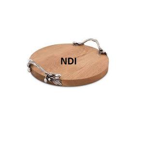 Bandeja de madera de mango para uso de catering de cocina de forma personalizada bandeja de servidor de postre de desayuno de gran oferta bandeja de servidor de Pasta de calidad estándar - Product Image 1