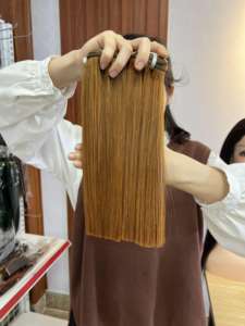 Échantillon de commande, lot bonestraight, double dessin, cheveux vietnamien de haute qualité, 100% cheveux humains, prix de gros - Product Image 2