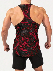 Derniers modèles de débardeurs à sublimation pour homme avec logo personnalisé/couleur débardeur à sublimation respirant et confortable de haute qualité pour homme - Product Image 3