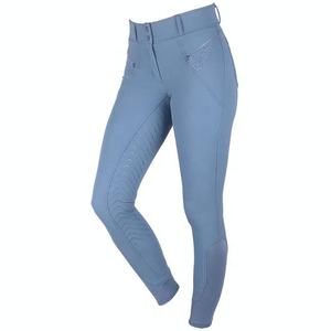 Pantalon d'équitation en denim pour femmes Grip en silicone Vêtements équestres Fabrication sur mesure Culottes en vrac en gros - Product Image 6